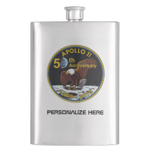 Flasque Cinquantième anniversaire personnalisé d'Apollo