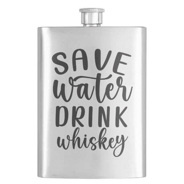 Flasque Citations sur l'alcool (devant)