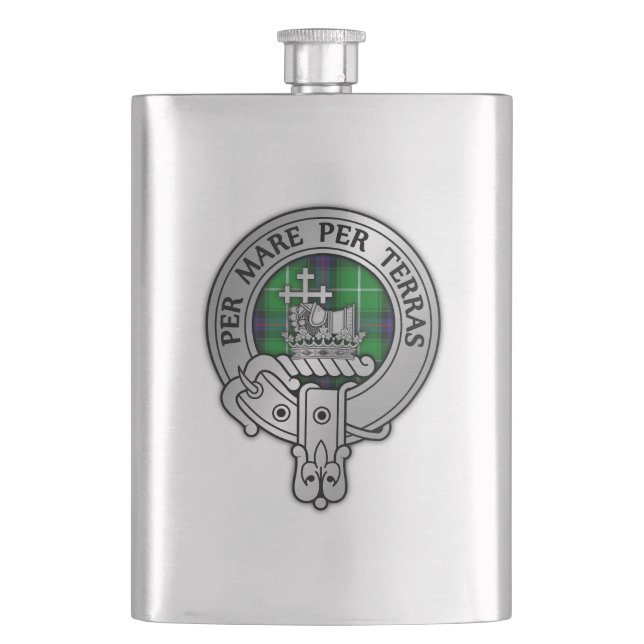 Flasque Clan MacDonald Crest Flask (devant)