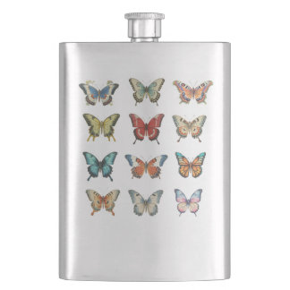 Flasque Classique Papillon | Cadeau pour Elle