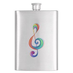 Flasque Clé arc-en-ciel