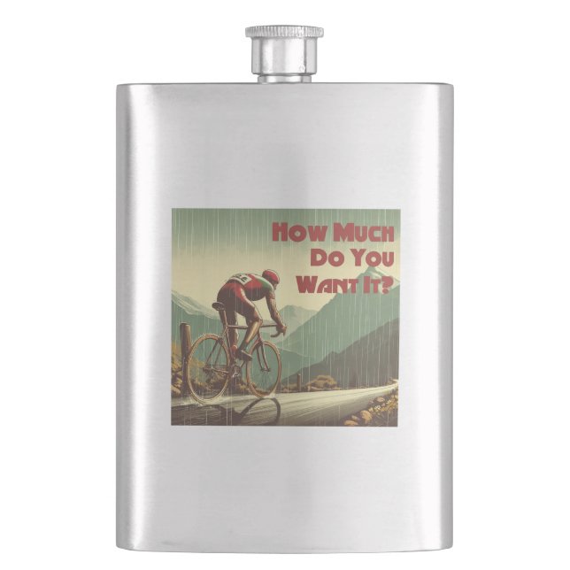 Flasque Combien Veux-Tu Qu'Il Vélo ? (devant)