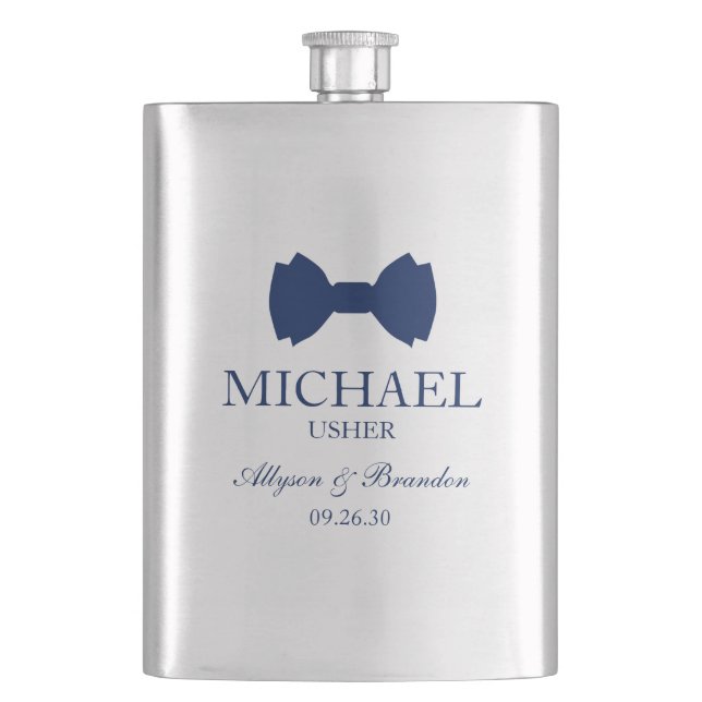 Flasque Cravate Usher Blue Bow (devant)