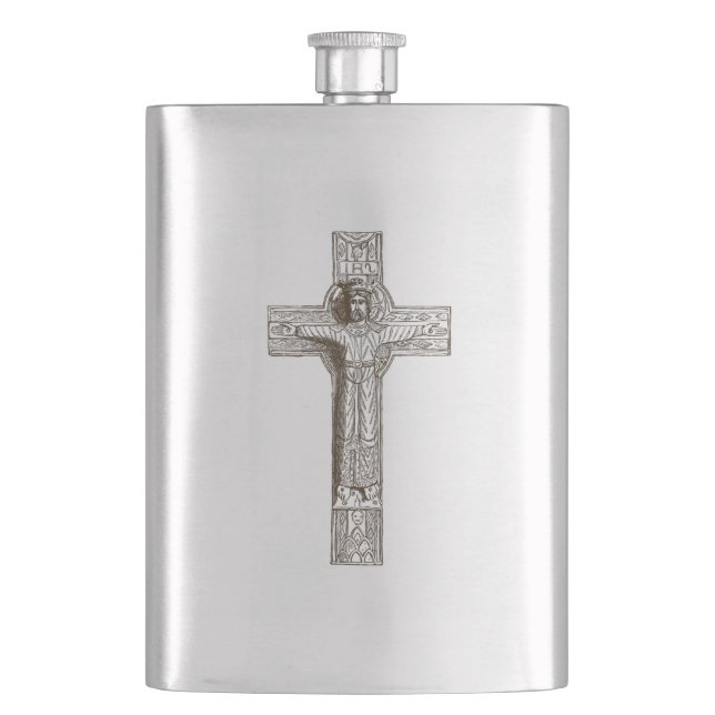 Flasque Croix classique chrétienne (devant)