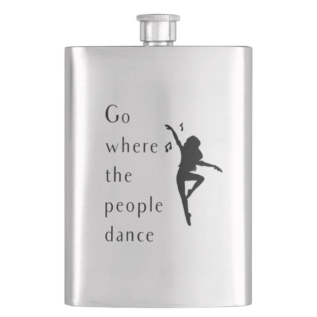 Flasque Danse Où Les Gens Dansent (devant)