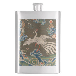 Flasque Décor d'antiquité chinois d'oiseaux