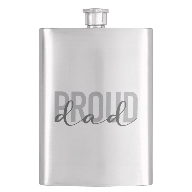 Flasque Design moderne, simple, urbain et cool de Proud Da (devant)