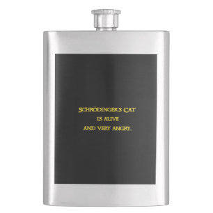 Flasque Dilemme Quantique Drôle - Le Chat de Schrödinger e