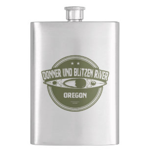 Flasque Donner und Blitzen River Oregon Kayaking