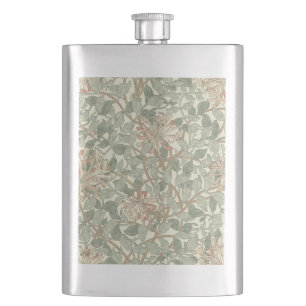 Flasque Douce Chèvre Vintage William Morris Chèvrefeuille