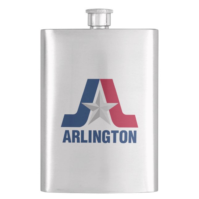 Flasque Drapeau d'Arlington, Texas Flask (devant)