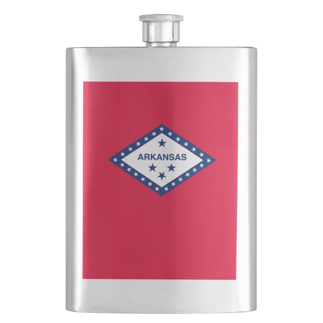 Flasque Drapeau d'État Arkansas (devant)