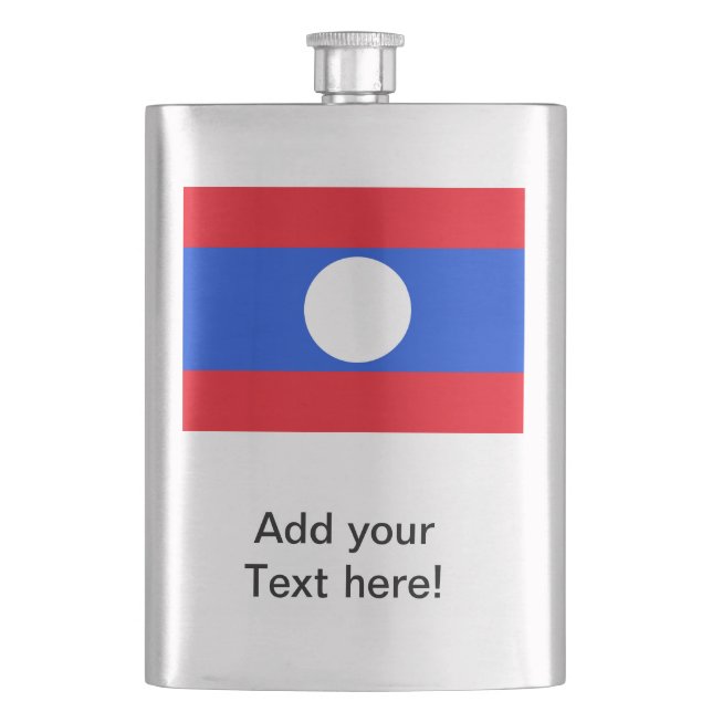 Flasque Drapeau du Laos (devant)