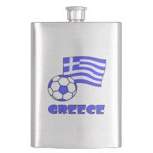 Drapeau grec Balle de football et Grèce