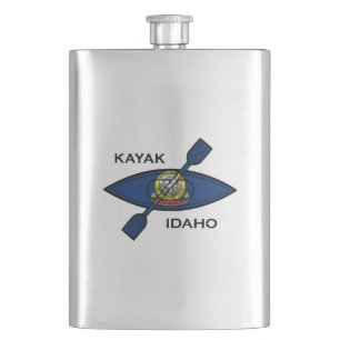 Flasque Drapeau Kayak Idaho