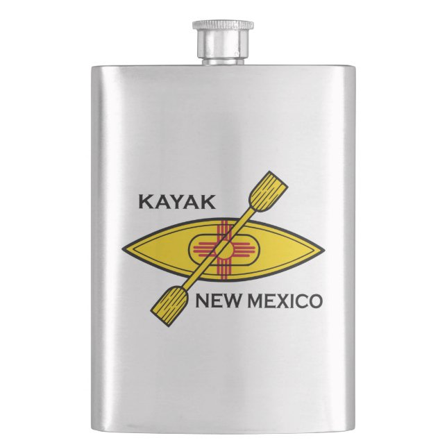 Flasque Drapeau Kayak Nouveau-Mexique (devant)
