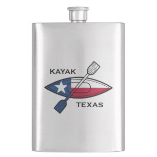 Flasque Drapeau Kayak Texas