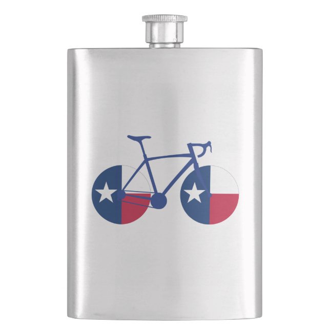 Flasque Drapeau Texas Cyclisme (devant)