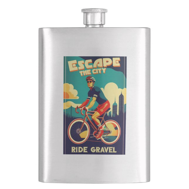 Flasque Échapper À La City Ride Gravel Vélo (devant)