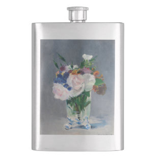 Flasque Edouard Manet - Fleurs dans un Vase de Cristal