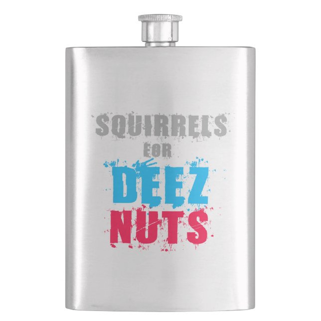 Flasque Élections 2016 - Écureuils Pour Deez Nuts (devant)