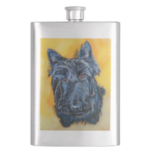 Flasque "Emily dans" l'art bleu de Scottie