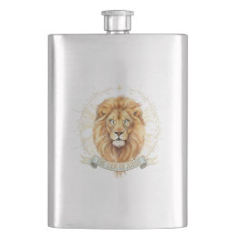 Flasque en acier inoxydable 8oz Lion de Juda Class