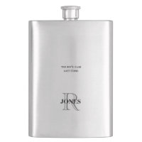 Fête de Bachelor Flamme de chambre Monogramme Drôl