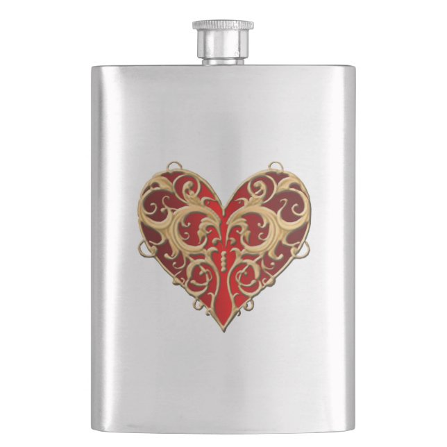 Flasque Filigree rouge figuier figuier figuier fioul figui (devant)