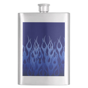 Flasque Flammes cool Blue Racing