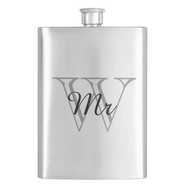Flasque FLASK_ CHIC " M." SUR le MONOGRAMME (devant)