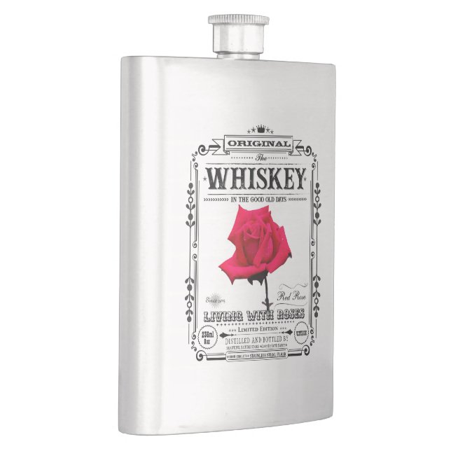 Flasque FLASK_Red Rose (Droite)