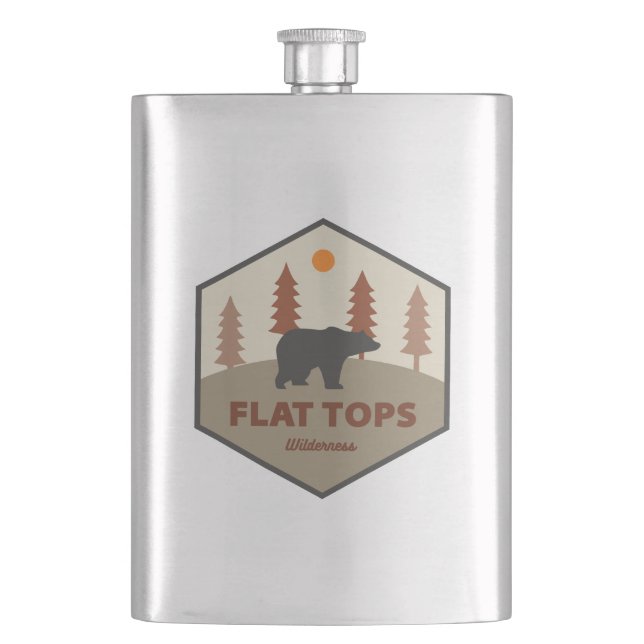 Flasque Flat Tops Wilderness Colorado Ours (devant)