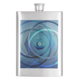 Flasque Fleur métallique - allumeur de Zippo