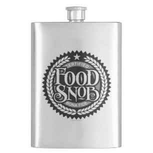 Flasque Food Snob - Amoureux de la nourriture amusant