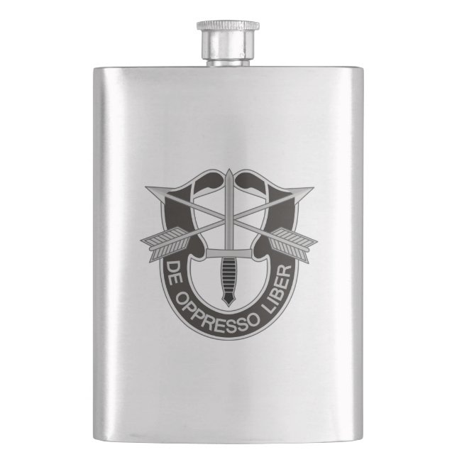 Flasque Forces spéciales SF De Oppresso Liber (devant)