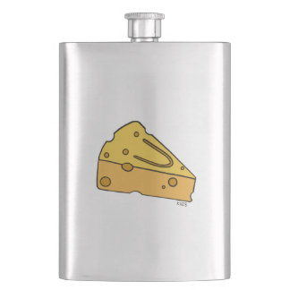 Flasque Fromage Mignon qui fait la gueule de fromage