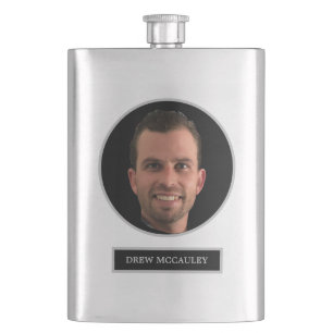 Flasque FUNNY Personnalisé Visage Photo Groomsman Cadeau