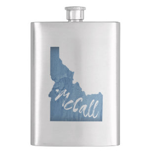 Flasque Grain de bois McCall Idaho