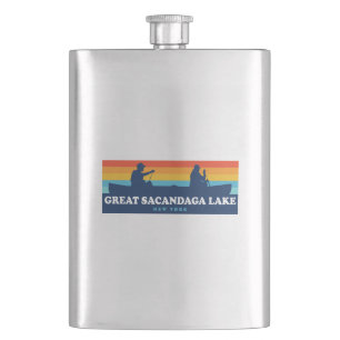 Flasque Grand Sacandaga Lake Canot New York