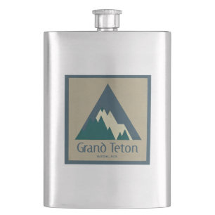 Flasque Grand Teton National Park Rustic