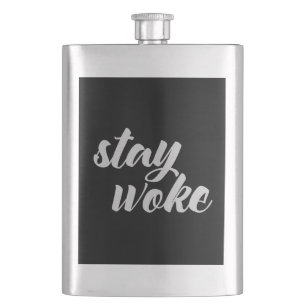 Flasque Gray Stay Woke