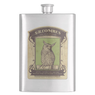 Flasque Grimoires Owl Flask
