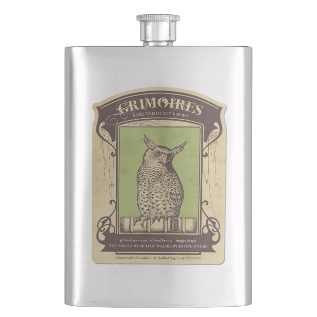 Flasque Grimoires Owl Flask (devant)