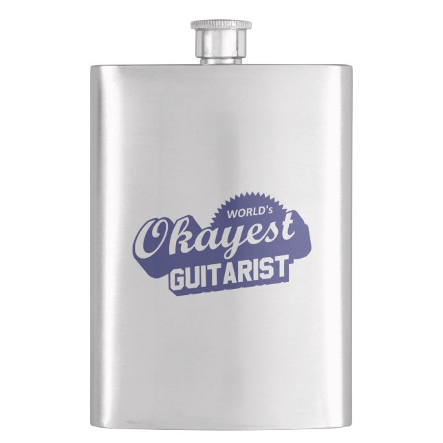 Flasque Guitariste le plus Okayest du monde (devant)