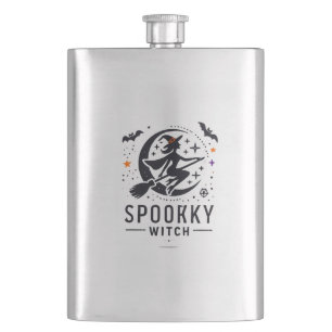 Flasque Halloween Conception de sorcière Éffrayante - Vol