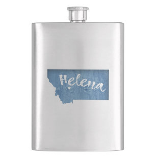 Flasque Helena Montana Wood Grain