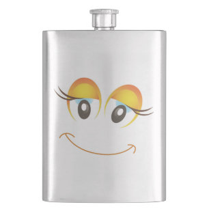 FLASQUE HEUREUSE FILLE FACE