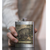 Hippopotame botanique vintage, personnalisable