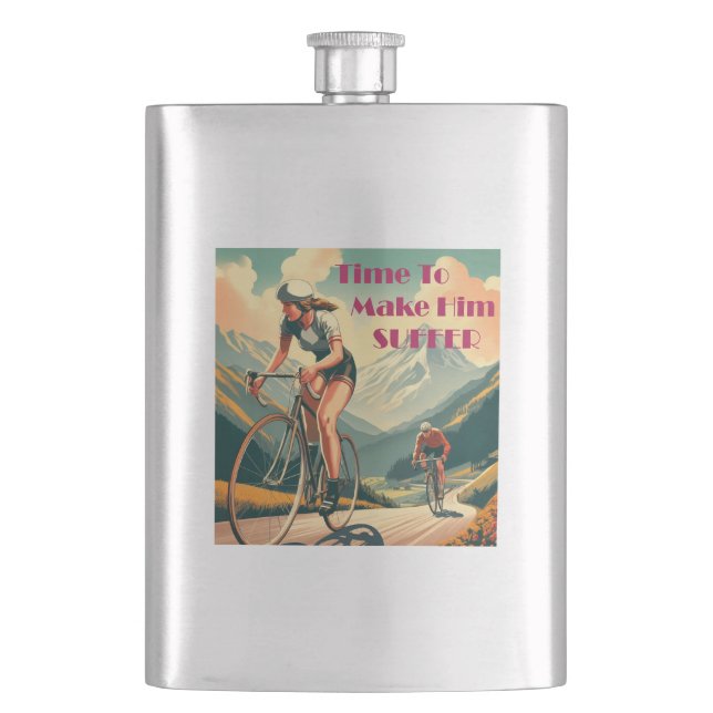 Flasque Il Est Temps De Le Faire Souffrir De Cyclisme (devant)